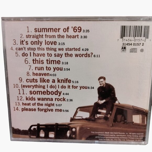 Bryan Adams So Far So Good Pop Rock CD Please Forgive Me - Picture 7 of 7